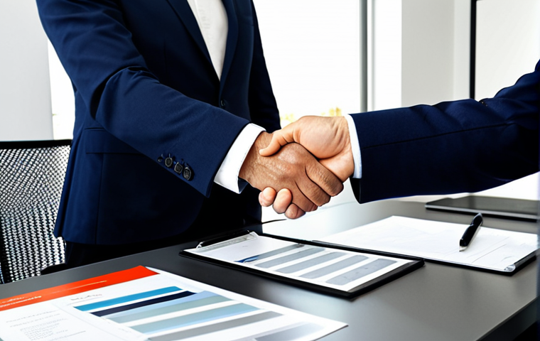 "A professional graphic designer, fully clothed in stylish Italian business attire, presenting design options to a client in a bright, modern Milan office. Focus on accessible design examples with clear typography and high contrast. Safe for work, appropriate content, professional, perfect anatomy, natural proportions, well-formed hands, proper finger count."