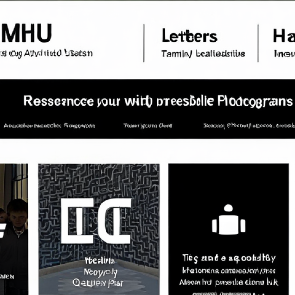 시각디자인의 사회적 책임 - Inclusive Typography** "A close-up of a website design showcasing a variety of accessible fonts, fu...